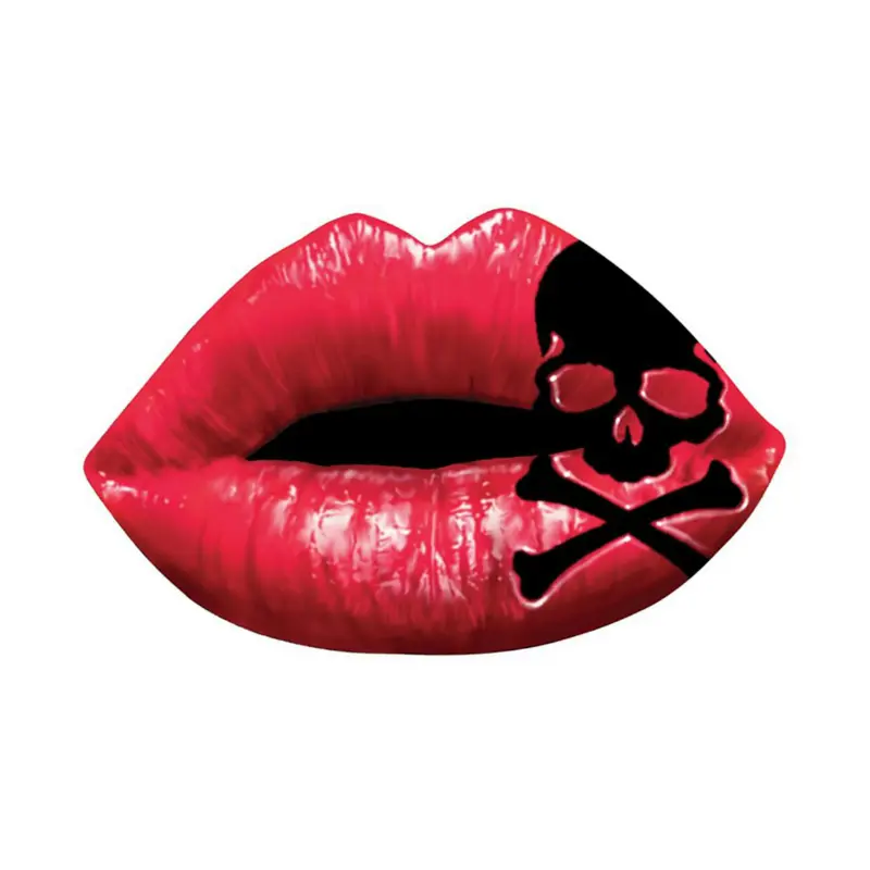 Стикер Lethal Threat Mini Crossbone Lips 60x80mm