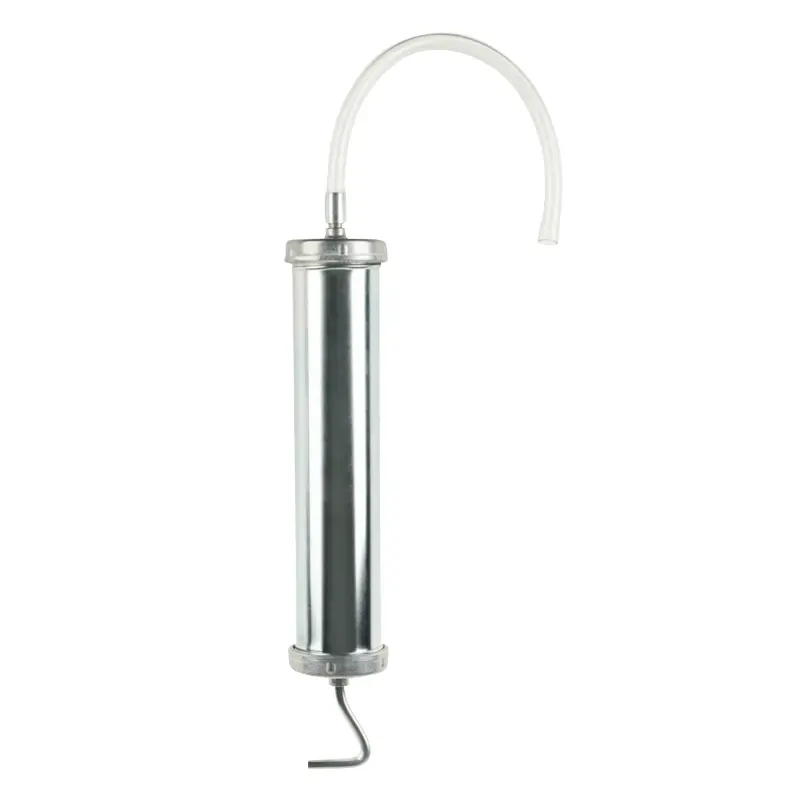 Seringue huile-pétrole-gazole-fuel Pressol acier zingué couvercles zinc 500 ml