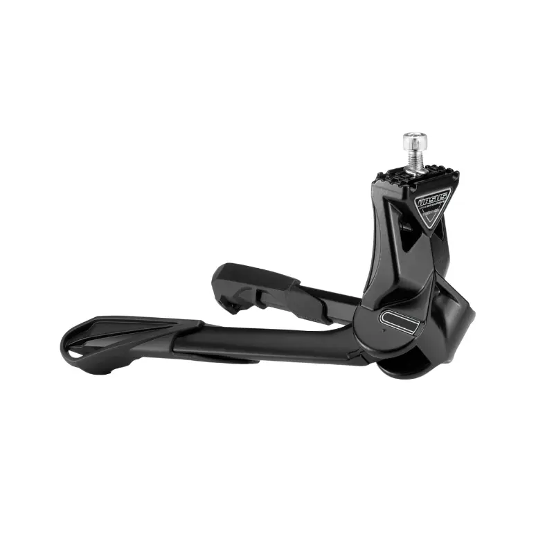 Bequille velo double centrale Ursus jumbo 28"-700 pliable alu noir (300MM) - supporte poids 100KGS (livre sur carte)