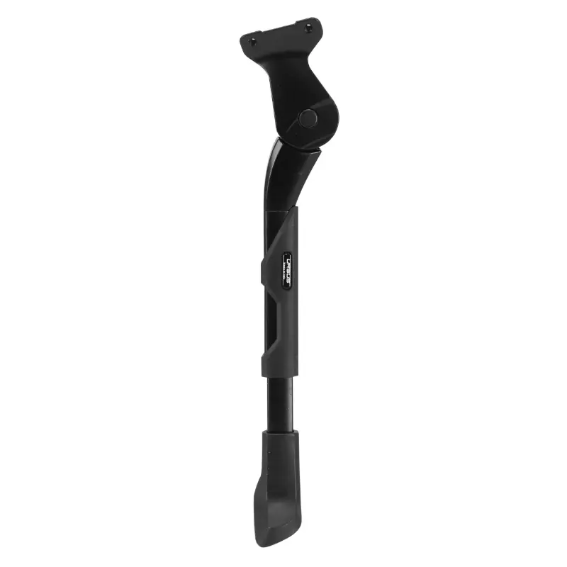 Bequille velo laterale arriere Ursus king evo rear 24-28'' noir reglable fixation 2 vis sur base entraxe 40MM - supporte 35KGS (livre sur carte) (compatible leader fox)