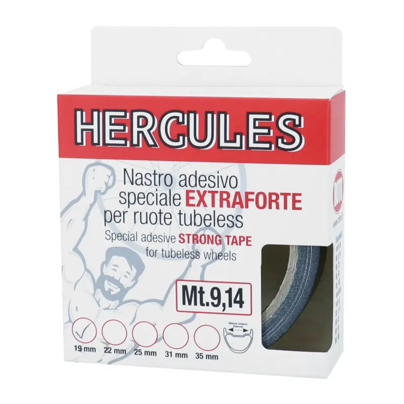 Felgenband selbstklebend ROTO tubeless kompatibel mit tubetype schwarz 35 mm (Rolle 9 m) — Ansicht 2