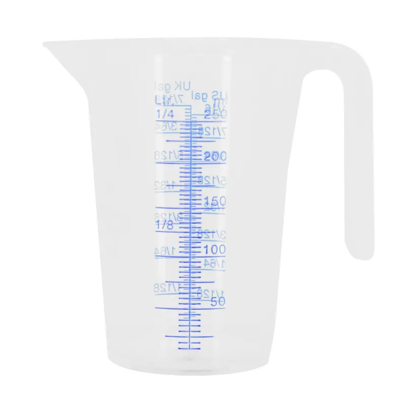 Abmessbecher Pressol aus Polypropylen mit Skala transparent 250 ml