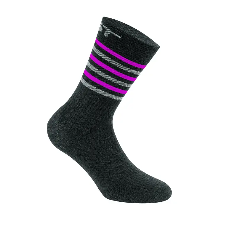 Chaussettes hiver Gist Climatic noir-violet 44-47 antibactérien