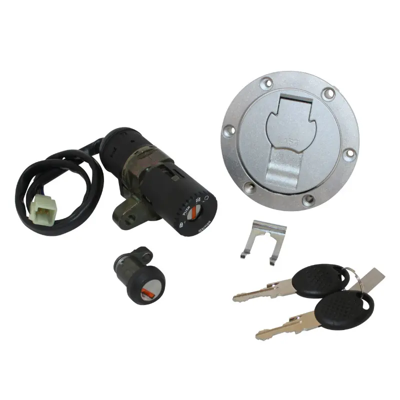 Klíčový spínač 50 A krabice univerzální MBK 50 X-Power 2003+ / Yamaha 50 TZR 2003+ se zámkem sedla a palivovou zátkou P2R