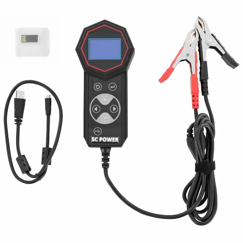 Testeur de batterie professionnel SC POWER SCT06 12V écran digital interface tactile