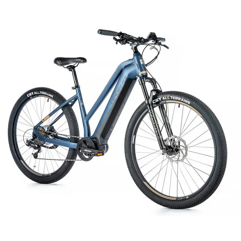 Velo electrique-vae VTT 29 Leader Fox swan femme bleu mat 9V moteur central bafang M300 36V 80NM batterie 15AH (20'' - H52CM - taille l - pour adulte de 178CM à 185CM)
