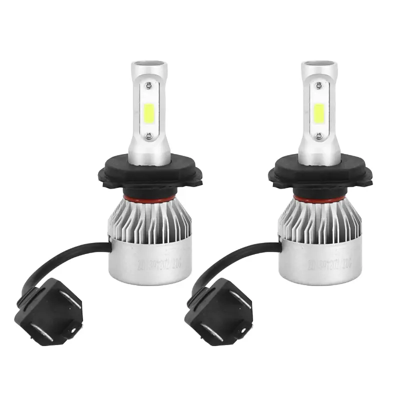 LED lemputė H4 12V P43T lizdas 8000 liumenų 6500K su aliuminio aušinimo ventiliatoriumi (2 vnt. pakuotė) - Sélection P2R