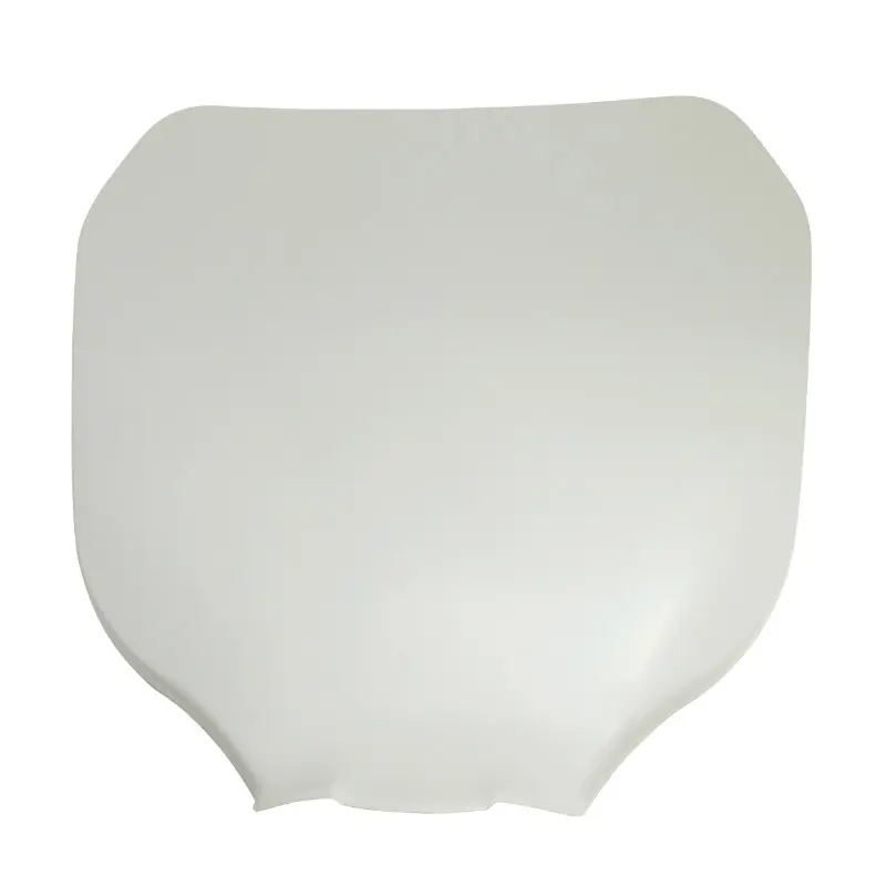 Plaque numéro-tête de fourche 50 à boîte universel Replay blanc sans éclairage avec fixations