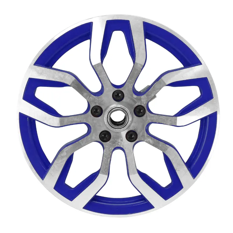 Poulie cyclo adaptable Peugeot MBK 51 103 SP MVL alu bleu avec pignon 11 DTS