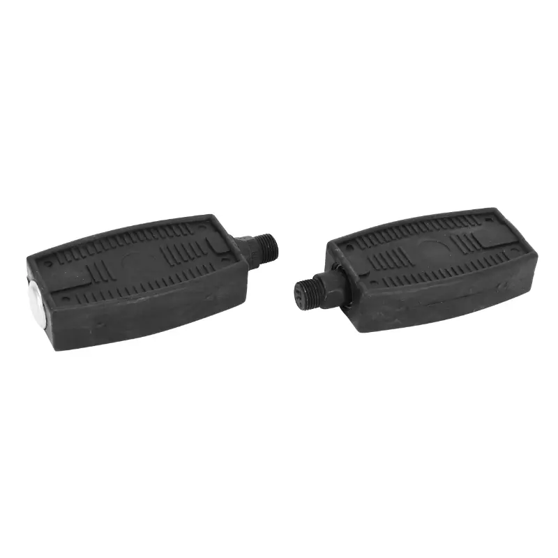Pedale cyclo adaptable peugeot 103- MBK 40, 50, 51- solex plastique noir 14X125 type atom (paire) -selection P2R