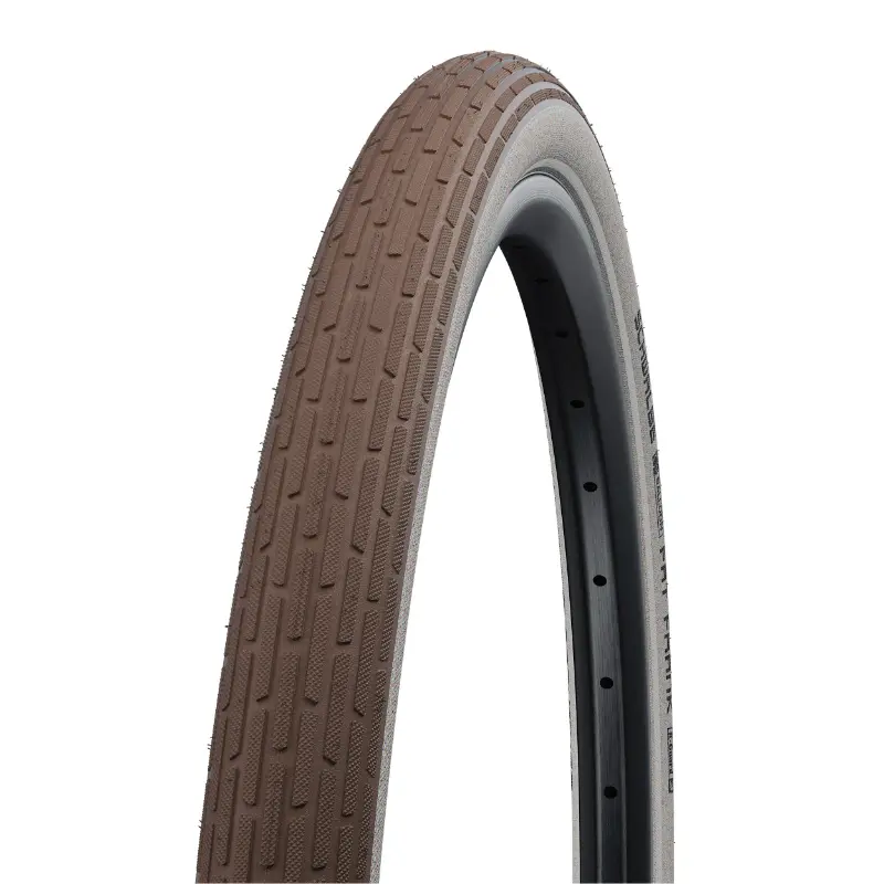 ٹائر VTT شہری Schwalbe Fat Frank 26 x 2.35 (60-559) بھورا پہلو بیج Reflex TR K-Guard Twin Skin