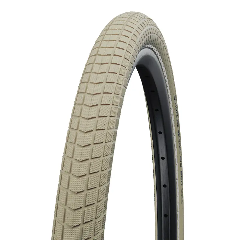 إطار دراجة جبال حضري 26 × 2.15 Schwalbe Big Ben كريمي TR (55-559) تقوية K-Guard