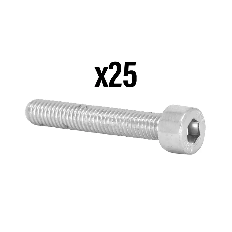 内六角圆柱头螺钉 CHC M5 x 35 毫米 镀铬 SELECTION P2R (25 件装)