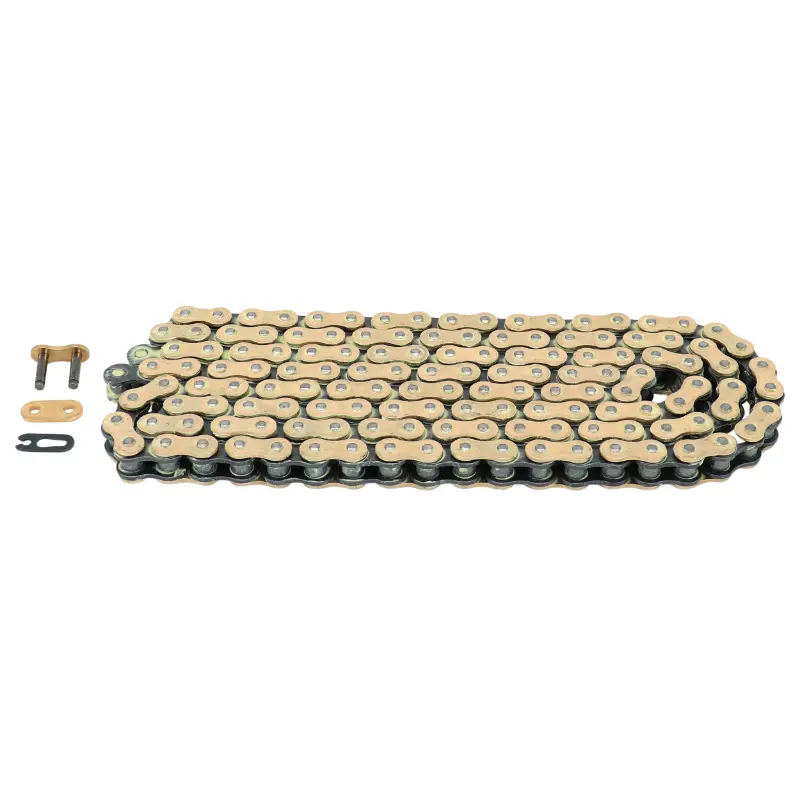 Motorrad-Kette Afam 420 140 Glieder MX Racing verstärkt gold (A420MX2-G 140L)