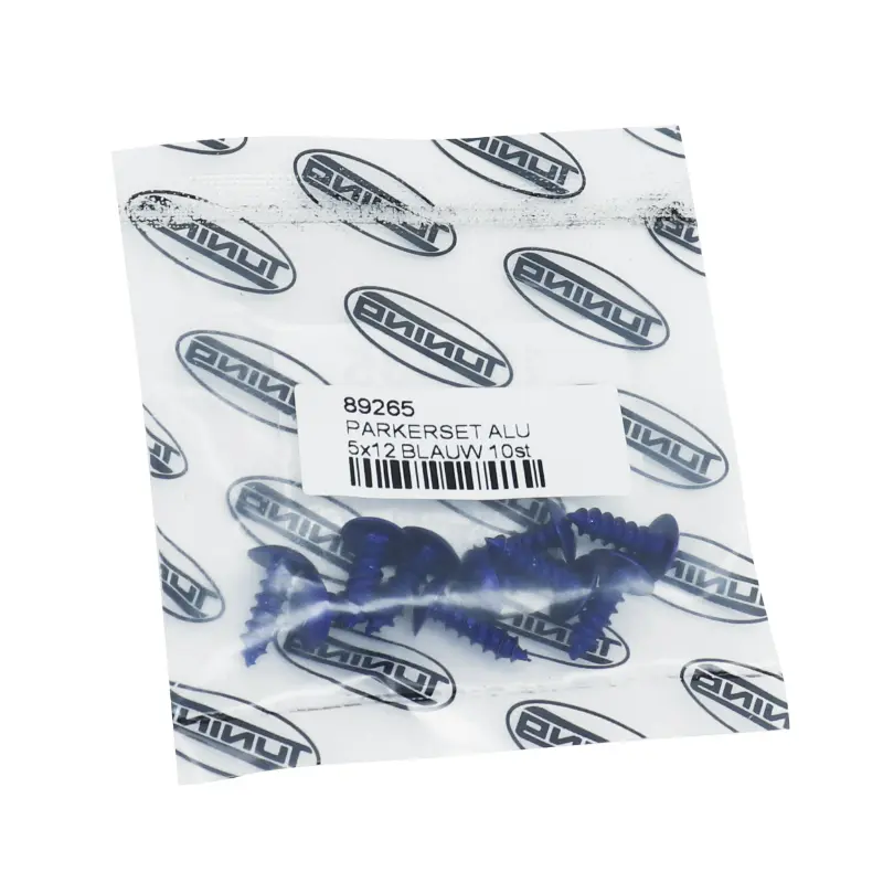 Parker-Schraube Rundkopf 5,0 x 12 mm Aluminium blau Sélection P2R (10er Pack) — Ansicht 3