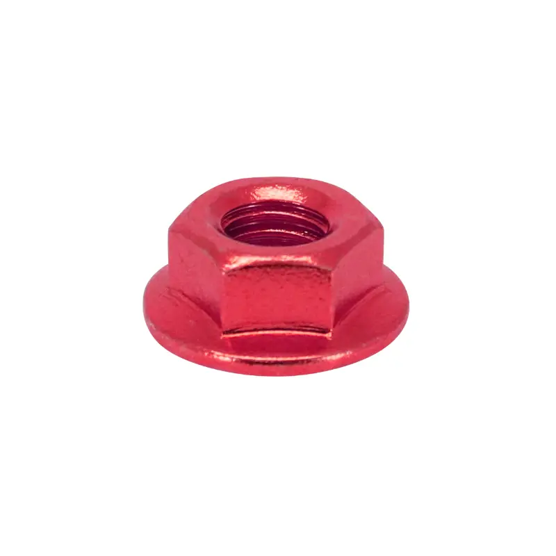 Sechskantbundmutter M6 Aluminium rot Selection P2R (Beutel mit 6 Stück)