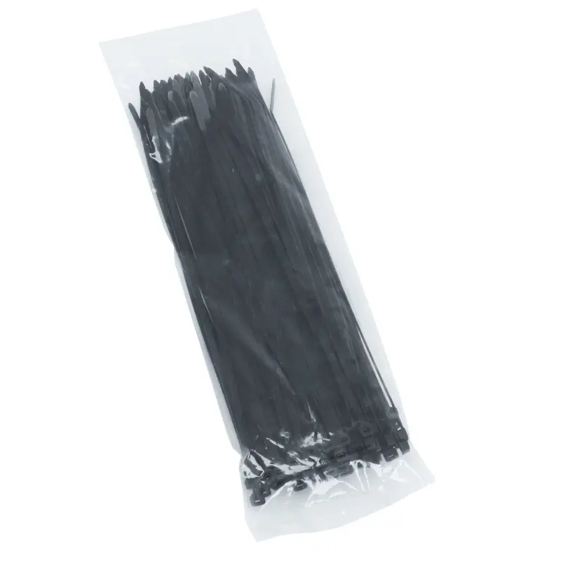 Collier de serrage nylon rilsan 4,8x300 mm noir (lot de 100) - Sélection P2R