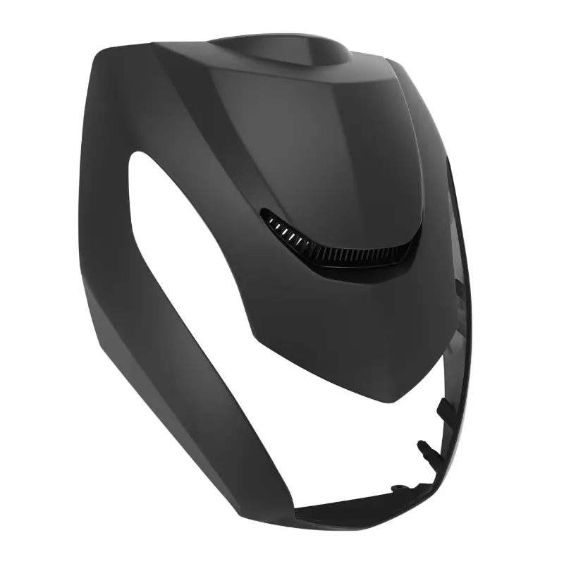 Carénage-tablier avant supérieur Peugeot 50 Kisbee P2R noir mat