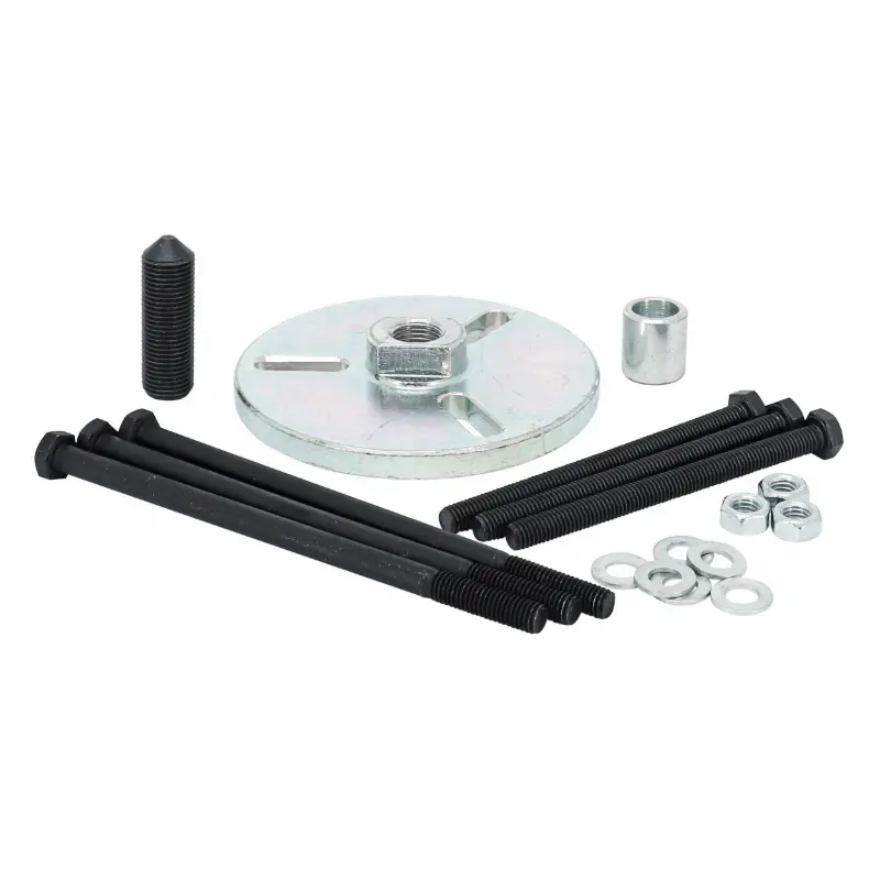 Arrache volant diam 110 avec vis centrale, poignee et protege filet ( 3 vis M8X100, 3 vis M8X150) -Buzzetti- (5370)