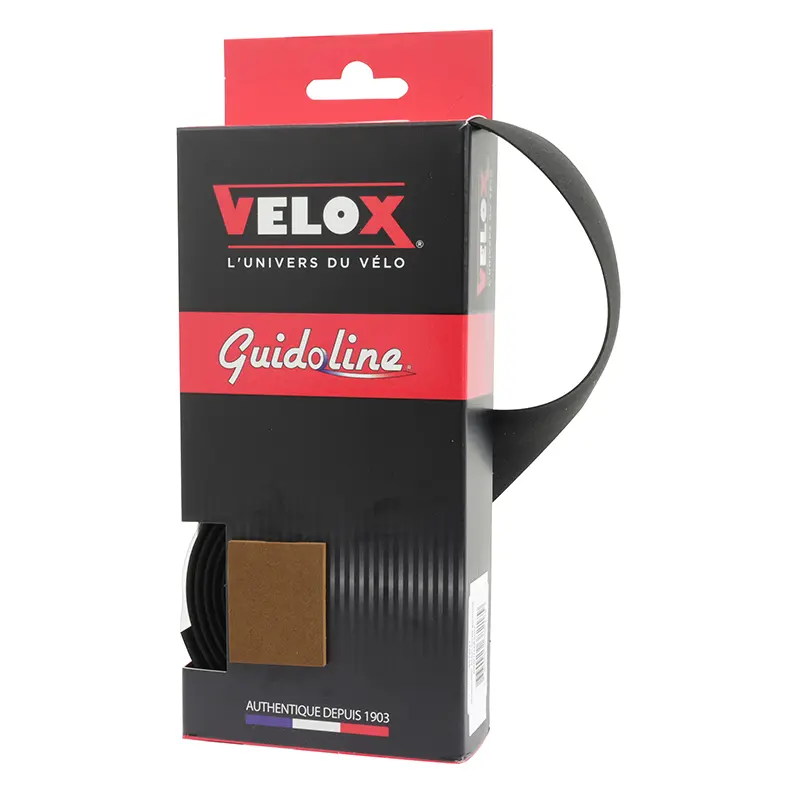 Ruban de guidon Velox Maxi Cork Bicolor noir-marron
