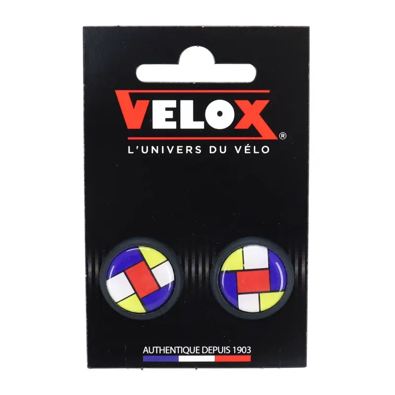 Lenker-Endstopfen Velox doming Mondrian (je 2) — Ansicht 2
