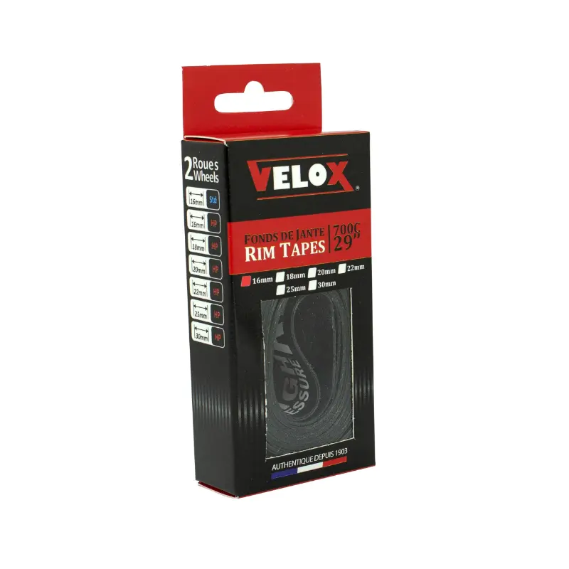 Felgenband Velox 700C Hochdruck 16 mm (2er Pack) — Ansicht 2
