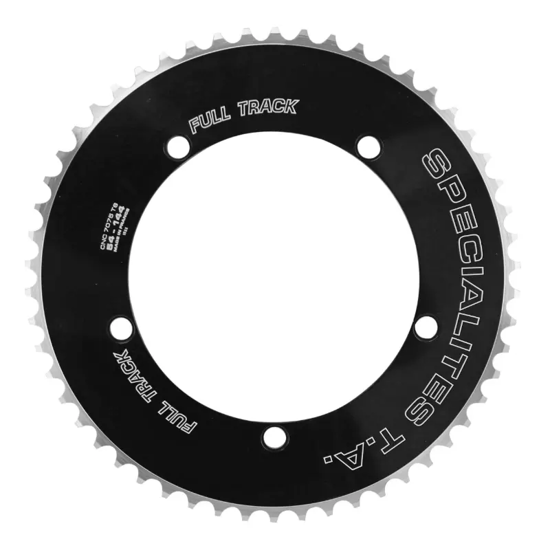 Ritzel 5BRA d.144 ta full track 54DTS schwarz Alu 7075 für Kette 3.17MM (1"1-8)