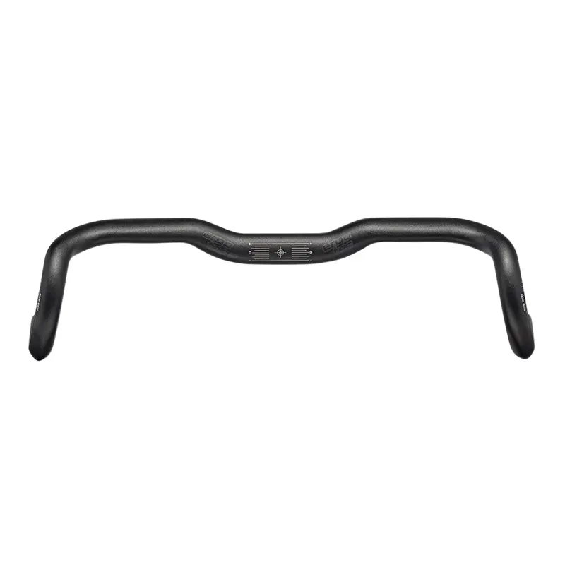 Cintre route demi-relevé Ergotec Randonneur ER-20 aluminium noir Ø 31,8 mm L 440-533 mm relevé 20 mm