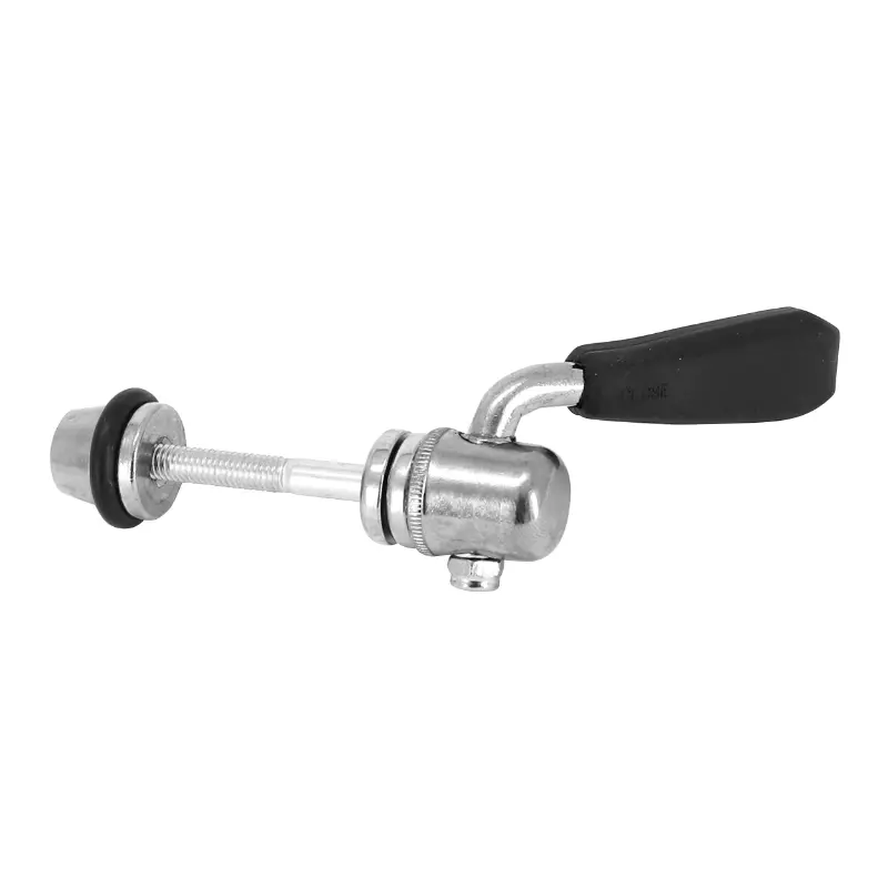 Blocage rapide de selle Ergotec acier noir-chrome M6 x 60 mm