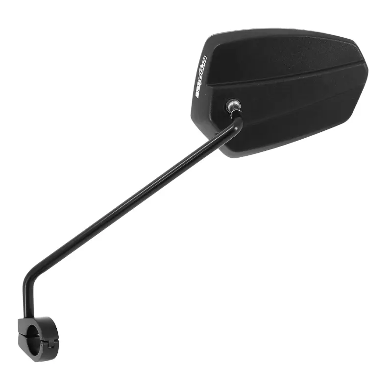 Rétroviseur vélo gauche Ergotec M-77 plastique-acier noir (120 x 80 x 55 mm)