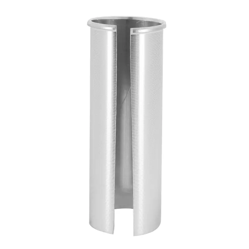 Réducteur de tige de selle 25,4 à 26,6 mm - Aluminium argent - 80 mm