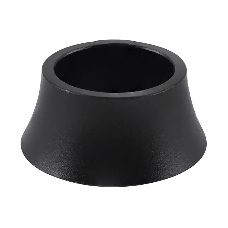 Konische Distanzhülse MTB Ergotec Aluminium schwarz-sandfarben für Gabelrohre 1 1/8 20 mm