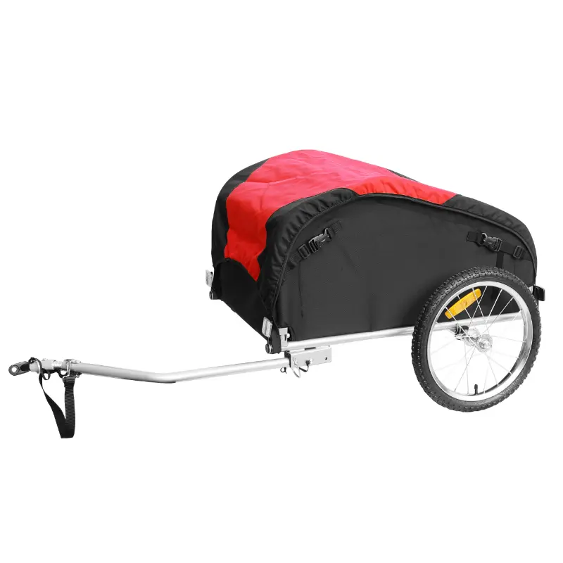 Fahrrad-Utility-Anhänger maxi 45 kg Sélection P2R (L75 x B53 x H42) Räder 16" Achsbefestigung