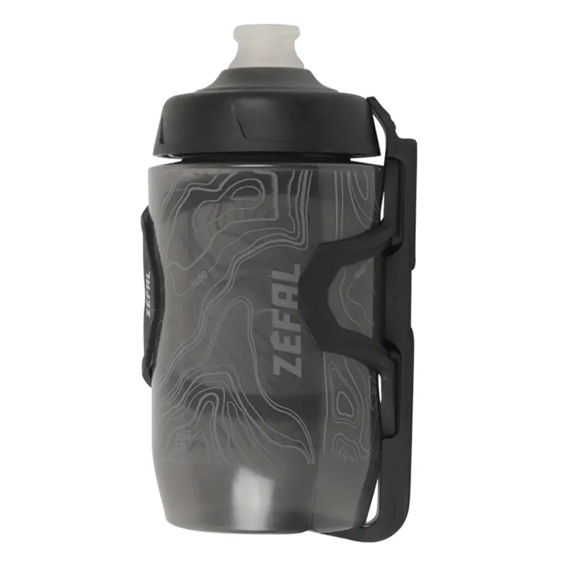 Flaschenhalter Zefal Pulse Z2 Composite schwarz seitlicher Ausgang reversibel 40G mit Sense Pro 500 ml Flasche
