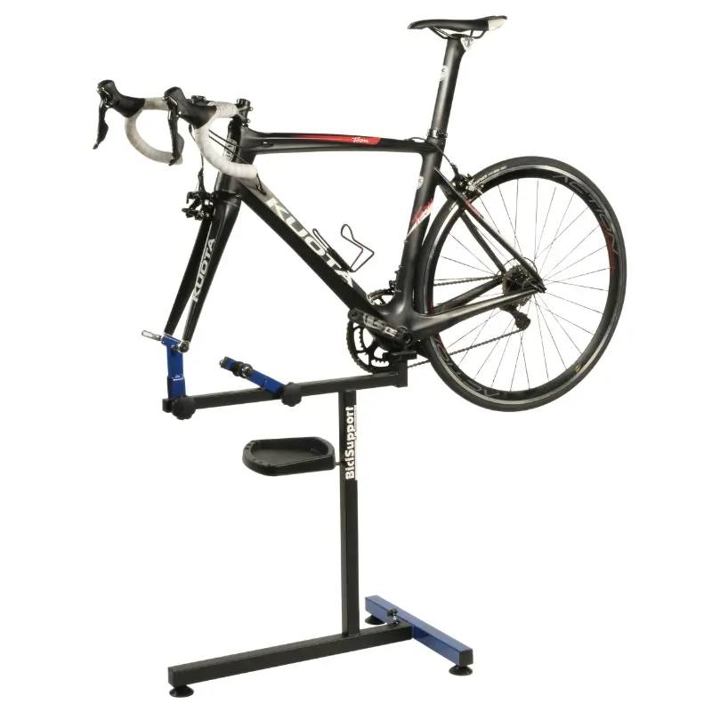 Fahrrad-Montage- und Reparaturständer faltbar H 87 cm 48x66 cm mit BICISUPPORT-Adapter — Ansicht 2