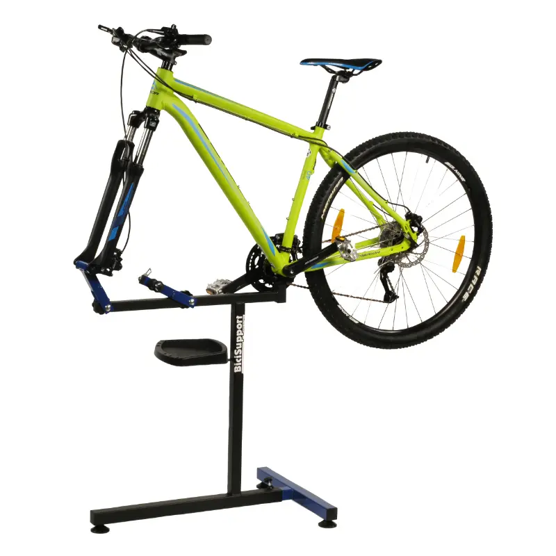 Fahrrad-Montage- und Reparaturständer faltbar H 87 cm 48x66 cm mit BICISUPPORT-Adapter — Ansicht 4
