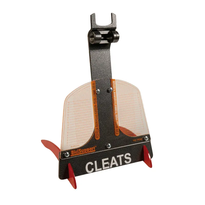 Outil de positionnement des cales chaussures de cyclisme Bicisupport