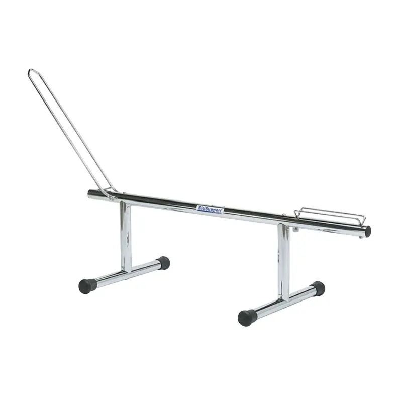 Présentoir de magasin horizontal pour vélo chromé Bicisupport