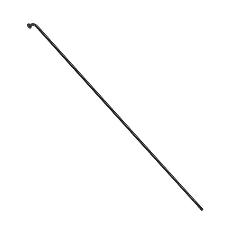 Rayon Leader Fox noir tête coudée LG 203 diam 2,3 mm pour Lotus - Holand - Arimo 26" (à l'unité sans écrou)
