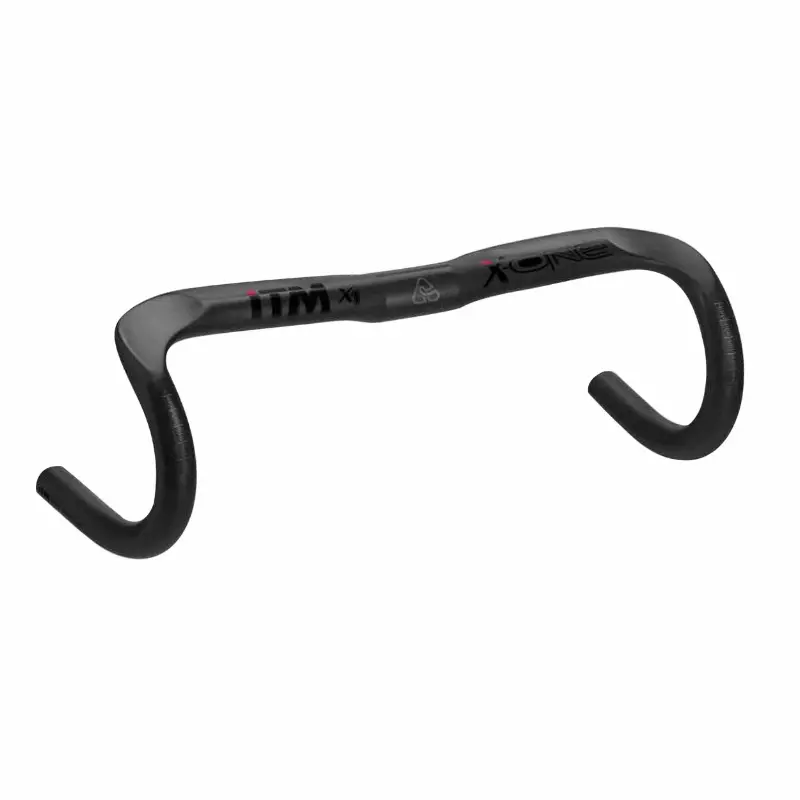 Cintre route Itm x-one carbone mat 31,8 l 44 exterieur (axe-axe 42CM) 215G.
