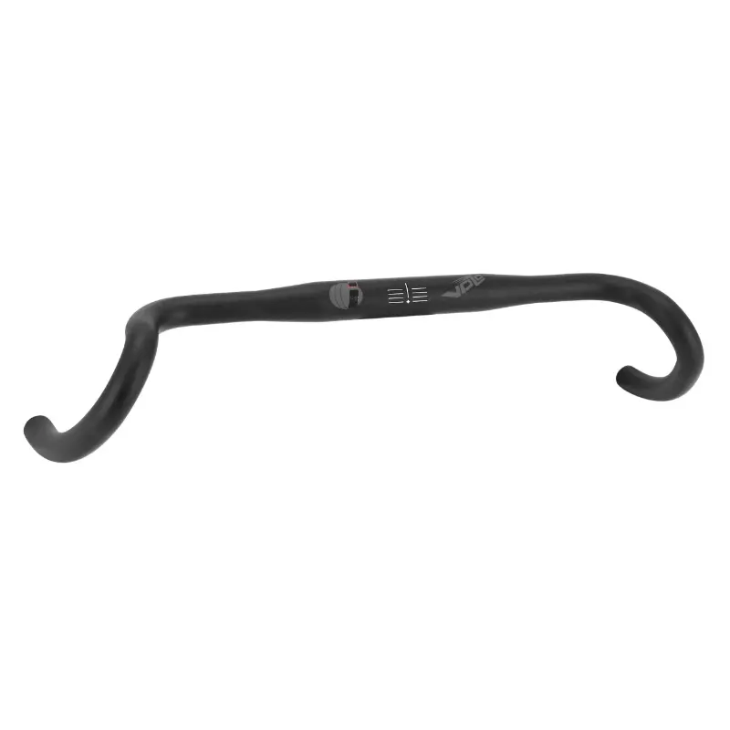 Cintre route Itm volo gravel alu noir diam 31,8 l 42 exterieur (axe-axe 40CM)
