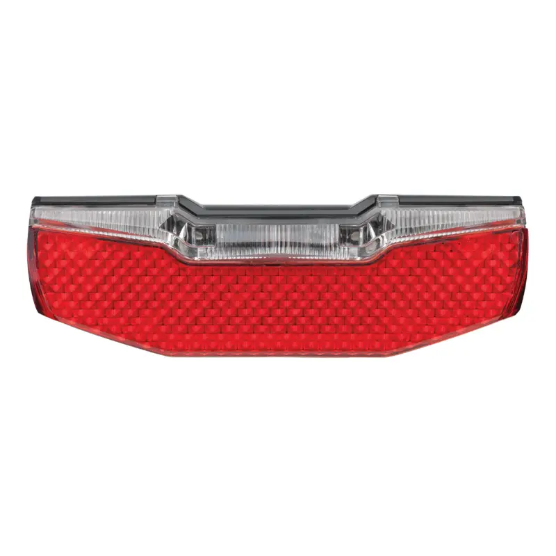 Éclairage arrière vélo VAE AXA Blueline 6V sur porte-bagage entraxe 50 mm compatible dynamo