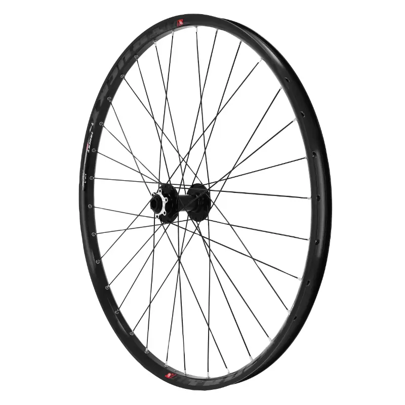 Roue VTT 29" Velox Trucky 30 Tubeless Ready avant noir moyeu disque 6 trous axe traversant 15-100