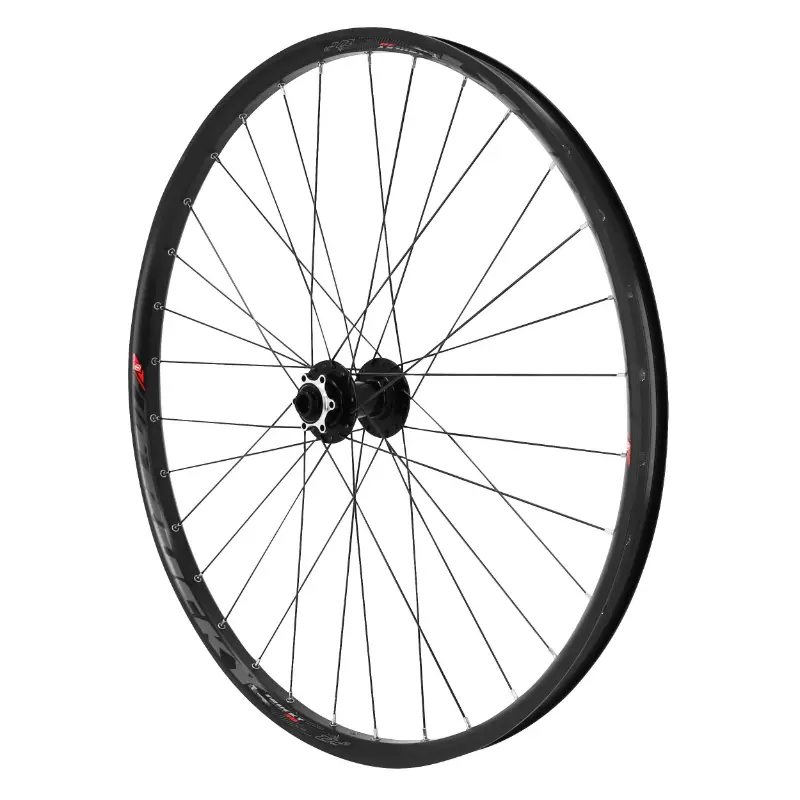 Roue VTT 27.5" Trucky 30 Tubeless Ready Avant Noir Velox Disque 6 Trous Axe Traversant 15-100