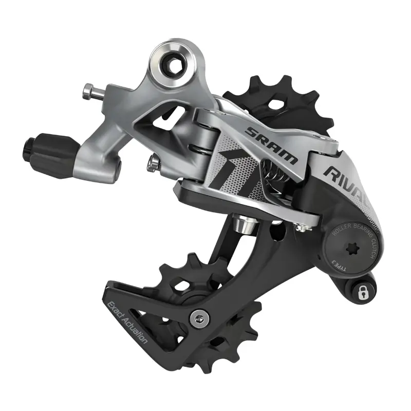 Dérailleur arrière route gravel SRAM Rival 11V mono plateau chape moyenne noir