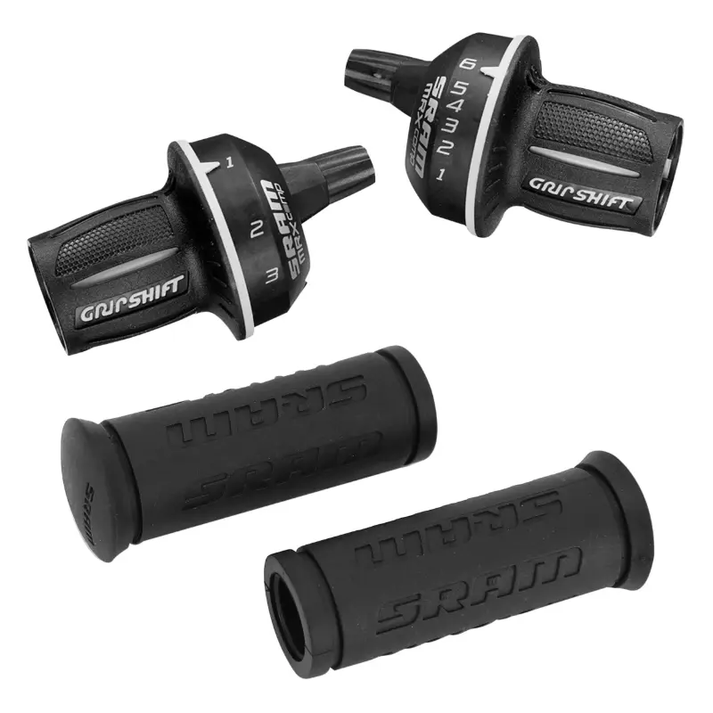 مقبض دراجة جبلية SRAM Gripshift يمين MRX 3 x 6V متوافق مع Shimano