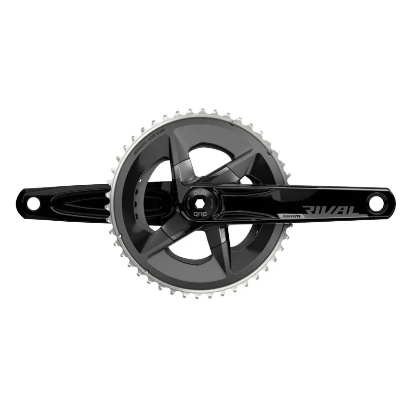 Kurbelgarnitur Sram Rival Rennrad 12V Alu Gravel integrierte Achse DUB 172,5 mm 46-33 DTS Lochabstand 107 mm