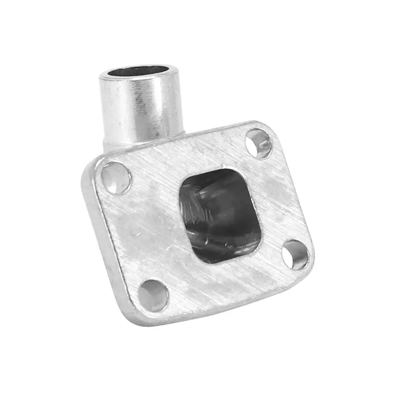 Ansaugstutzen Aluminium adaptierbar MBK 51 Innendurchmesser 14 mm Außendurchmesser 19 mm für Vergaser SHA — Ansicht 2