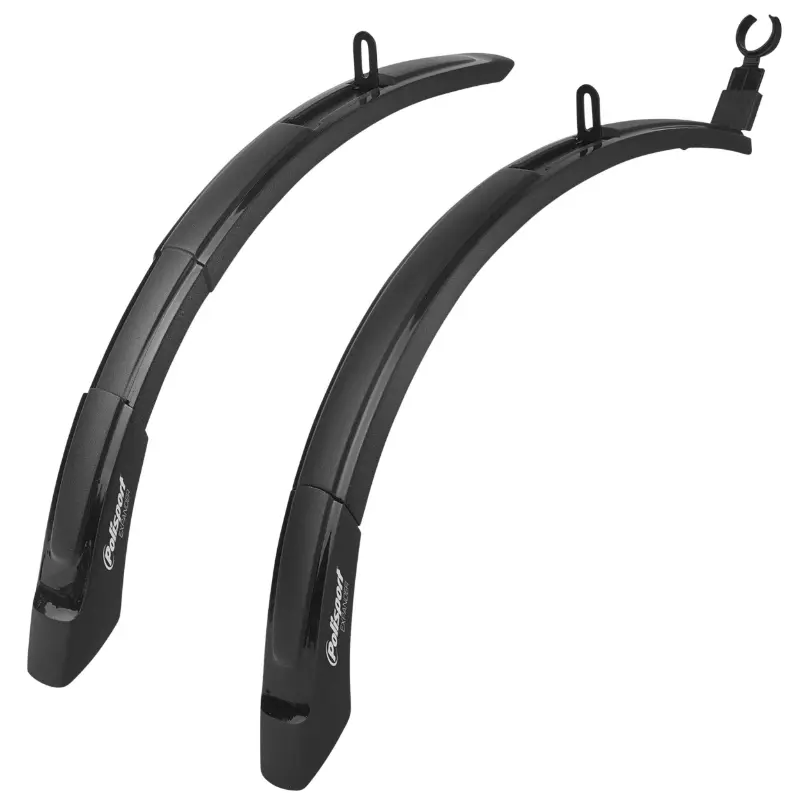 Garde-boue VTT-City Polisport Expander tringles 20-24'' noir largeur 55 mm (paire)