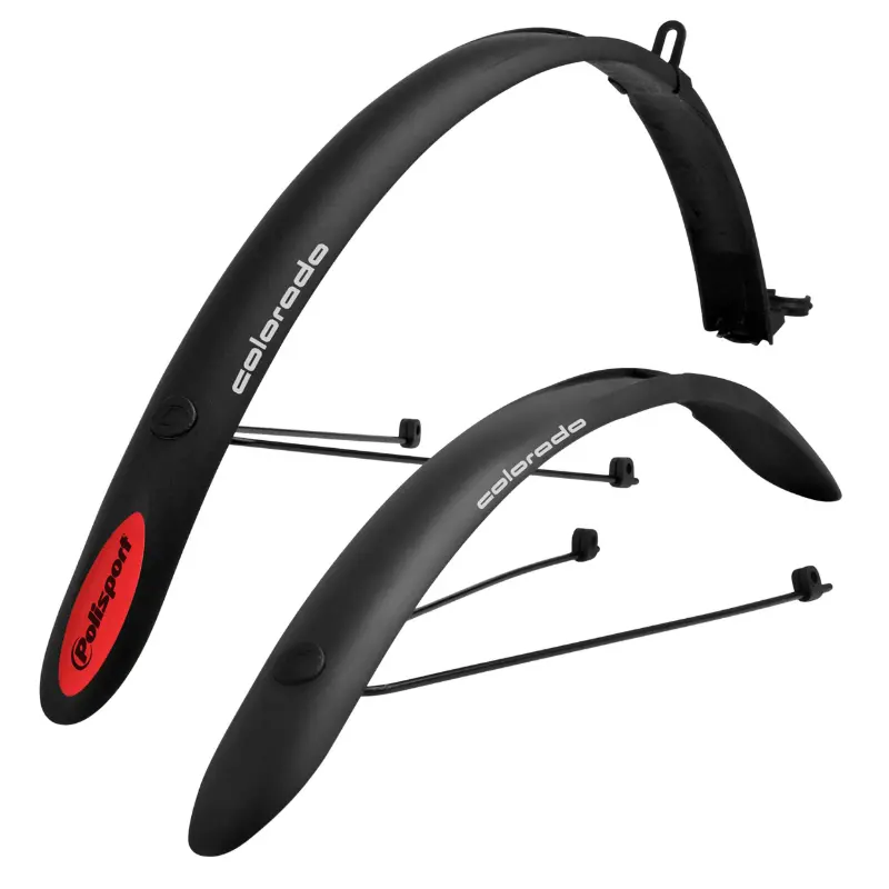 Garde-boue Polisport Colorado 700C noir V-Brake 45 mm (paire)